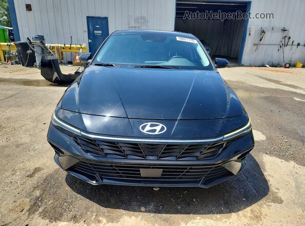 KMHLS4DGXRU772870 2024 HYUNDAI ELANTRA Черный Вид спереди