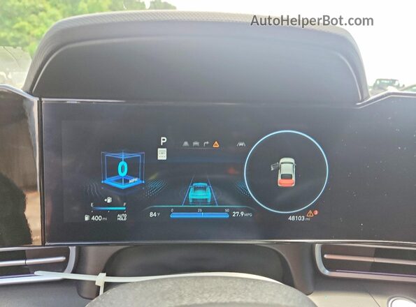 KMHLS4DGXRU772870 2024 HYUNDAI ELANTRA Черный Вид щитка приборов