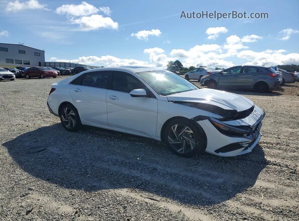 KMHLS4DGXRU832372 2024 HYUNDAI ELANTRA White წინა მარჯვენა