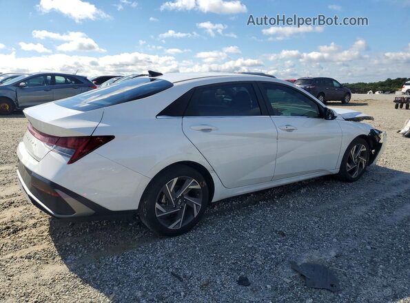 KMHLS4DGXRU832372 2024 HYUNDAI ELANTRA White უკანა მარჯვენა