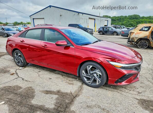KMHLS4DGXSU861652 2025 HYUNDAI ELANTRA Красный Передняя правая четверть