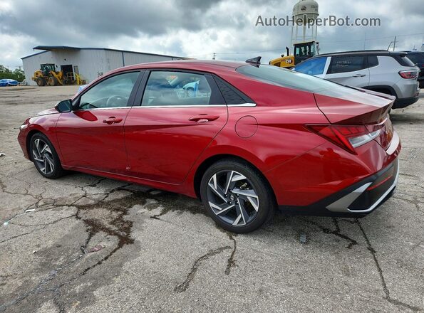 KMHLS4DGXSU861652 2025 HYUNDAI ELANTRA Красный Задняя левая четверть