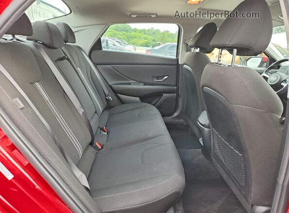KMHLS4DGXSU861652 2025 HYUNDAI ELANTRA Красный Вид задних сидений