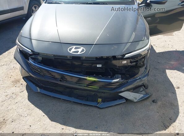 KMHLS4DGXSU999563 2025 HYUNDAI ELANTRA Gray წინა ხედი