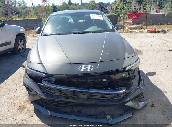 KMHLS4DGXSU999563 2025 HYUNDAI ELANTRA Gray ხელსაწყოთა პანელის ხედი