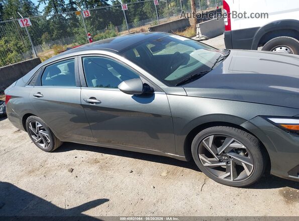KMHLS4DGXSU999563 2025 HYUNDAI ELANTRA Gray უკანა სალონის ხედი
