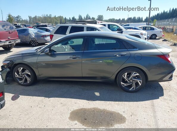KMHLS4DGXSU999563 2025 HYUNDAI ELANTRA Gray სალონის 360-გრადუსიანი ხედი
