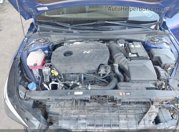 KMHLW4AK3PU014086 2023 HYUNDAI ELANTRA N Blue უკანა ხედი