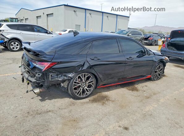 KMHLW4AK8PU009188 2023 HYUNDAI ELANTRA Black Tył prawy