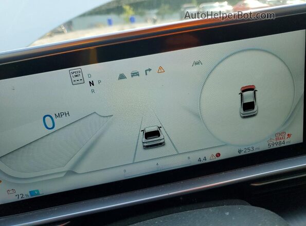 KMHM24AA8RA071038 2024 HYUNDAI IONIQ White Вид щитка приладів