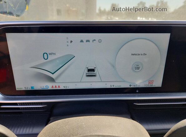 KMHM24AAXSA083469 2025 HYUNDAI IONIQ Gray Вид щитка приладів