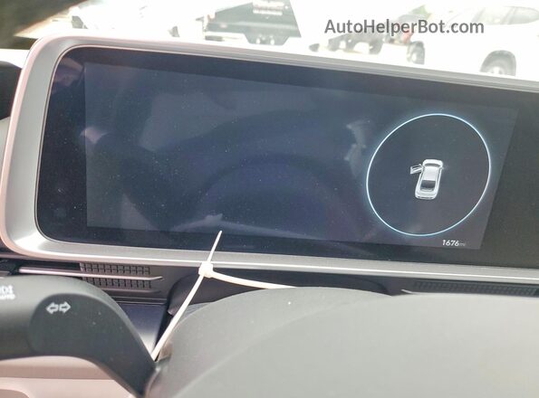 KMHM34AA0SA114306 2025 HYUNDAI IONIQ Black ხელსაწყოთა პანელის ხედი