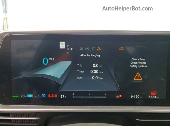 KMHM34AA2SA085942 2025 HYUNDAI IONIQ Silver Instrument cluster view