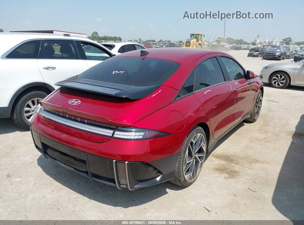 KMHM34AA6RA057409 2024 HYUNDAI IONIQ 6 Red Rear right