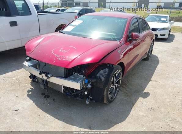 KMHM34AA6RA057409 2024 HYUNDAI IONIQ 6 Red Front left