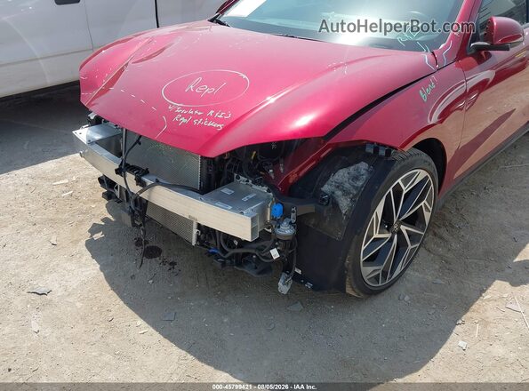 KMHM34AA6RA057409 2024 HYUNDAI IONIQ 6 Red Front view