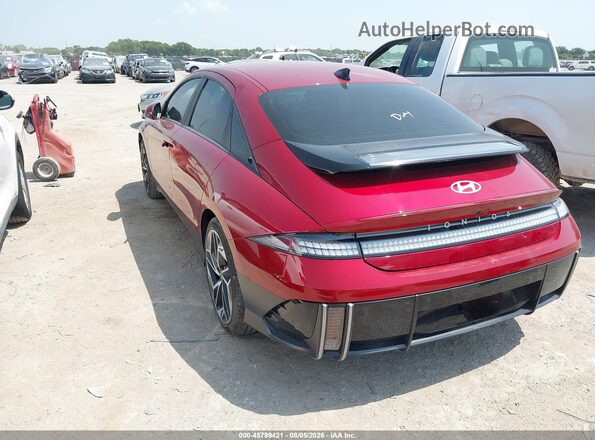 KMHM34AA6RA057409 2024 HYUNDAI IONIQ 6 Red Rear left