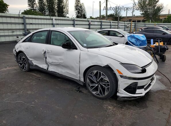 KMHM34AA6SA085040 2025 HYUNDAI IONIQ White წინა მარჯვენა