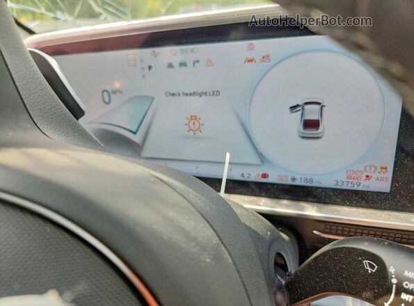 KMHM34AC2PA043215 2023 HYUNDAI IONIQ Silver Instrument cluster view
