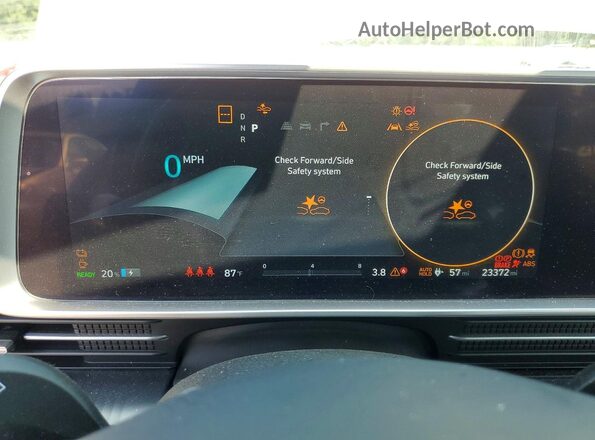 KMHM34AC3PA028867 2023 HYUNDAI IONIQ Silver Vista del cuadro de instrumentos