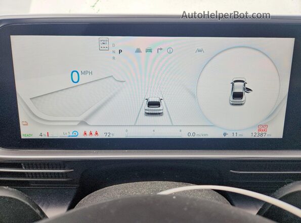 KMHM34AC3PA041117 2023 HYUNDAI IONIQ White Widok zestawu wskaźników