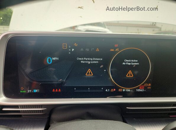KMHM34AC5RA078799 2024 HYUNDAI IONIQ White Սարքավորումների վահանակի տեսք