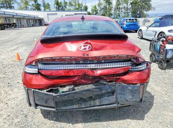 KMHM34AC9PA022782 2023 HYUNDAI IONIQ Red Widok z tyłu