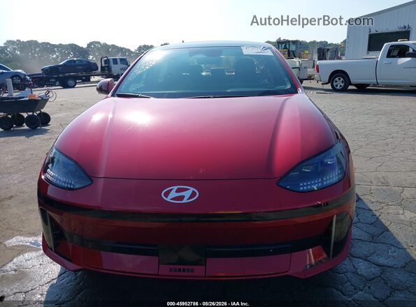 KMHM54AA7RA075119 2024 HYUNDAI IONIQ 6 Red Rear interior view