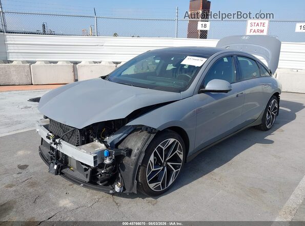 KMHM54AA9SA085415 2025 HYUNDAI IONIQ 6 Gray Դիմացի տեսք