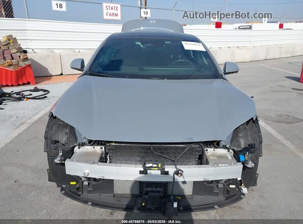 KMHM54AA9SA085415 2025 HYUNDAI IONIQ 6 Gray Սալոնի հետևի տեսք
