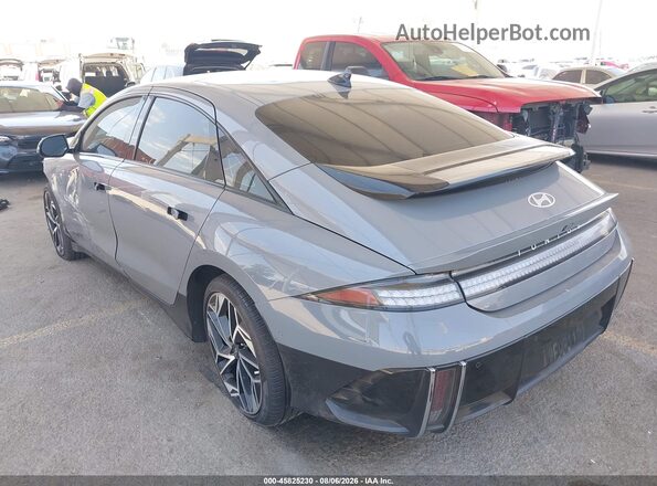 KMHM54AC1PA019546 2023 HYUNDAI IONIQ 6 Gray Հետևի ձախ