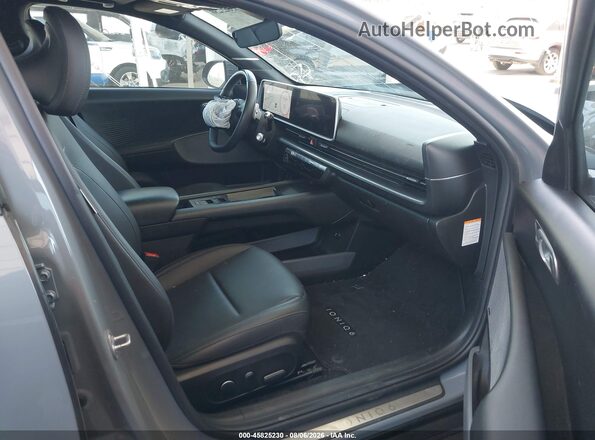KMHM54AC1PA019546 2023 HYUNDAI IONIQ 6 Gray Սալոնի դիմացի տեսք