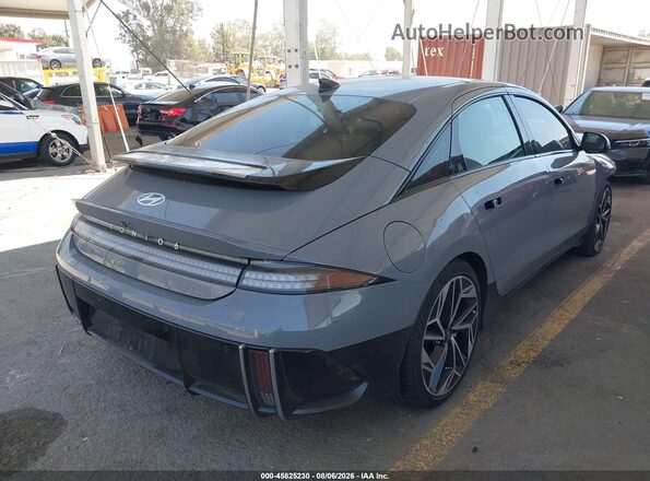 KMHM54AC1PA019546 2023 HYUNDAI IONIQ 6 Gray Հետևի աջ
