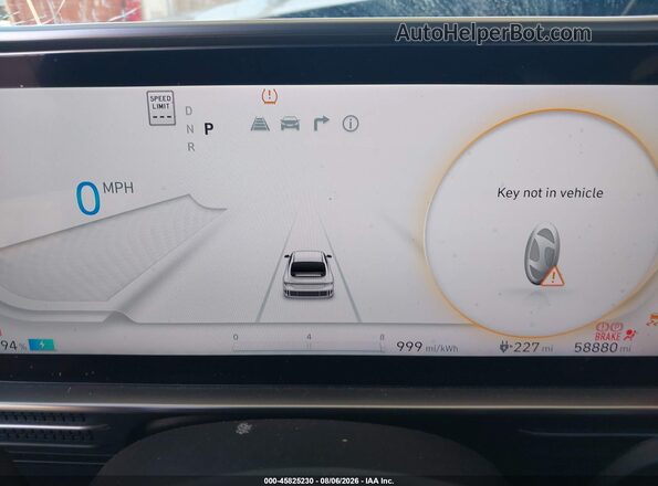 KMHM54AC1PA019546 2023 HYUNDAI IONIQ 6 Gray Հետևի նստատեղերի տեսք