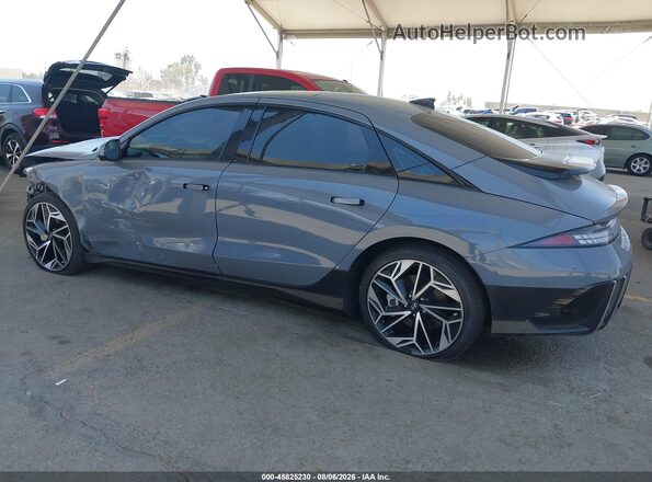 KMHM54AC1PA019546 2023 HYUNDAI IONIQ 6 Gray Սալոնի 360 աստիճան տեսք