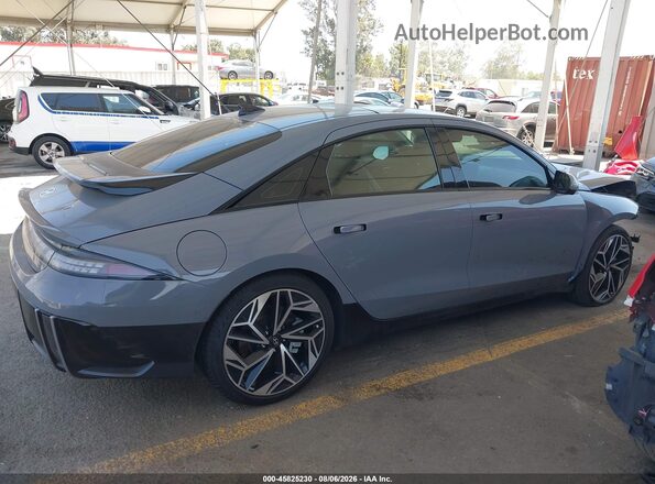 KMHM54AC1PA019546 2023 HYUNDAI IONIQ 6 Gray Սալոնի հետևի տեսք