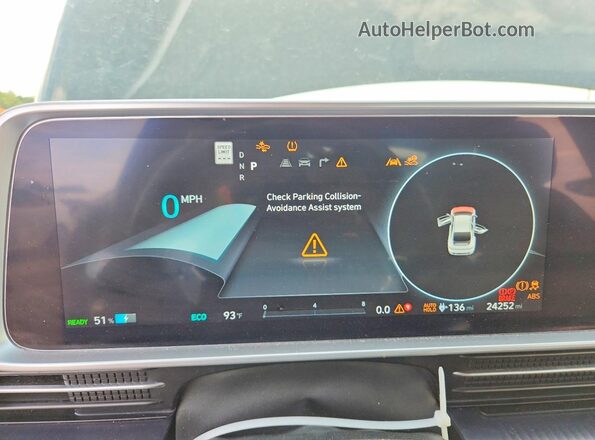 KMHM54AC3PA026577 2023 HYUNDAI IONIQ Черный Вид щитка приборов