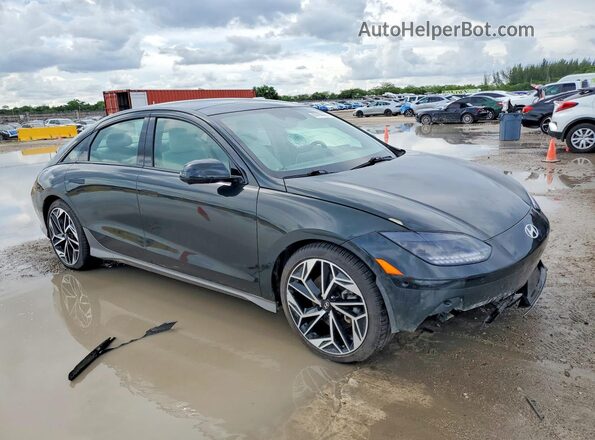 KMHM54AC3PA041192 2023 HYUNDAI IONIQ Серый Передняя правая четверть