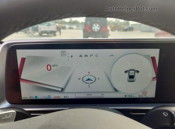 KMHM54AC3PA041533 2023 HYUNDAI IONIQ Silver Widok zestawu wskaźników