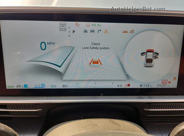 KMHM54AC5PA031764 2023 HYUNDAI IONIQ Silver Widok zestawu wskaźników