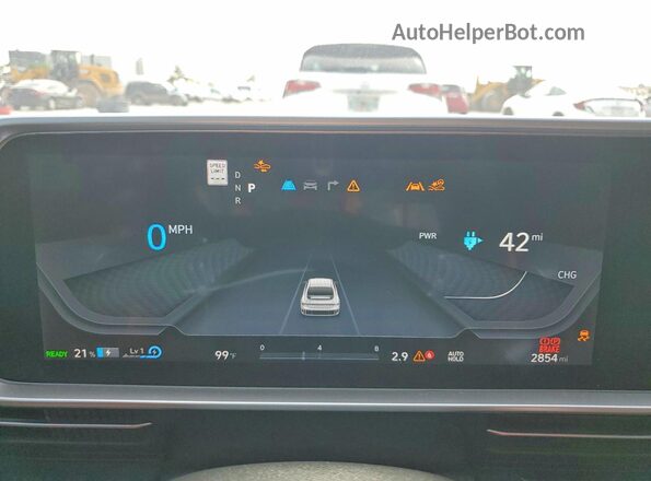 KMHM54AC5SA116225 2025 HYUNDAI IONIQ Black Widok zestawu wskaźników