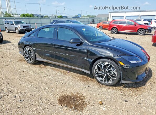 KMHM54AC9PA041164 2023 HYUNDAI IONIQ Black Przód prawy