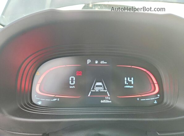KMHRB8A30PU243458 2023 HYUNDAI VENUE Gray ხელსაწყოთა პანელის ხედი
