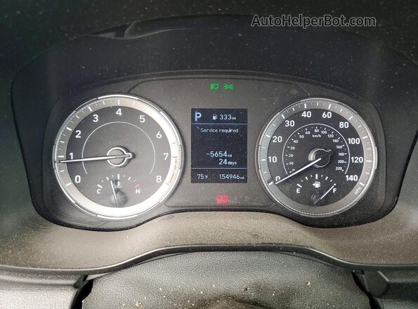 KMHRB8A31MU068892 2021 HYUNDAI VENUE Gray Вид щитка приладів