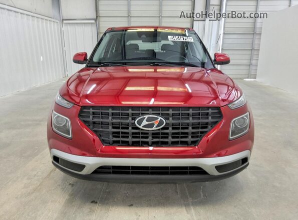KMHRB8A31MU081769 2021 HYUNDAI VENUE Red Widok z przodu