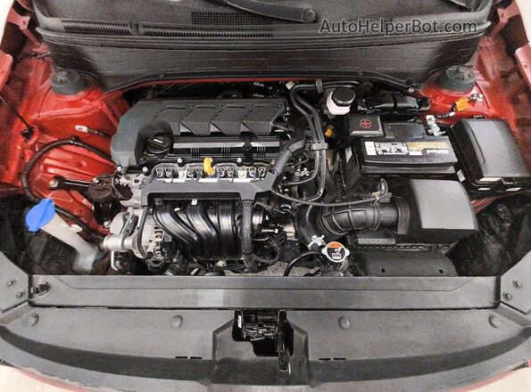 KMHRB8A31MU081769 2021 HYUNDAI VENUE Red Widok komory silnika