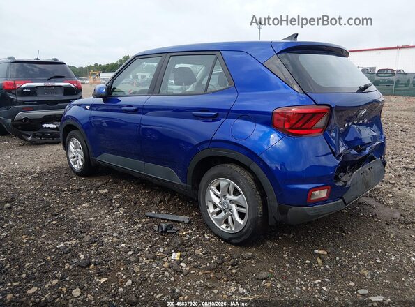 KMHRB8A31NU200468 2022 HYUNDAI VENUE Blue Задня ліва чверть