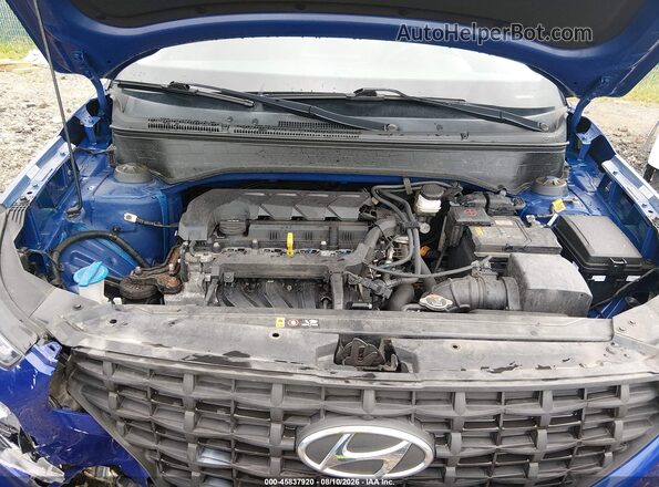 KMHRB8A31NU200468 2022 HYUNDAI VENUE Blue Вид ззаду