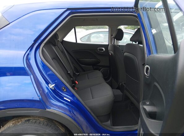 KMHRB8A31NU200468 2022 HYUNDAI VENUE Blue Вид наклейки з VIN-кодом