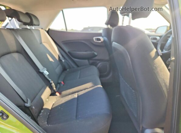 KMHRB8A32LU025936 2020 HYUNDAI VENUE Green Widok tylnych siedzeń